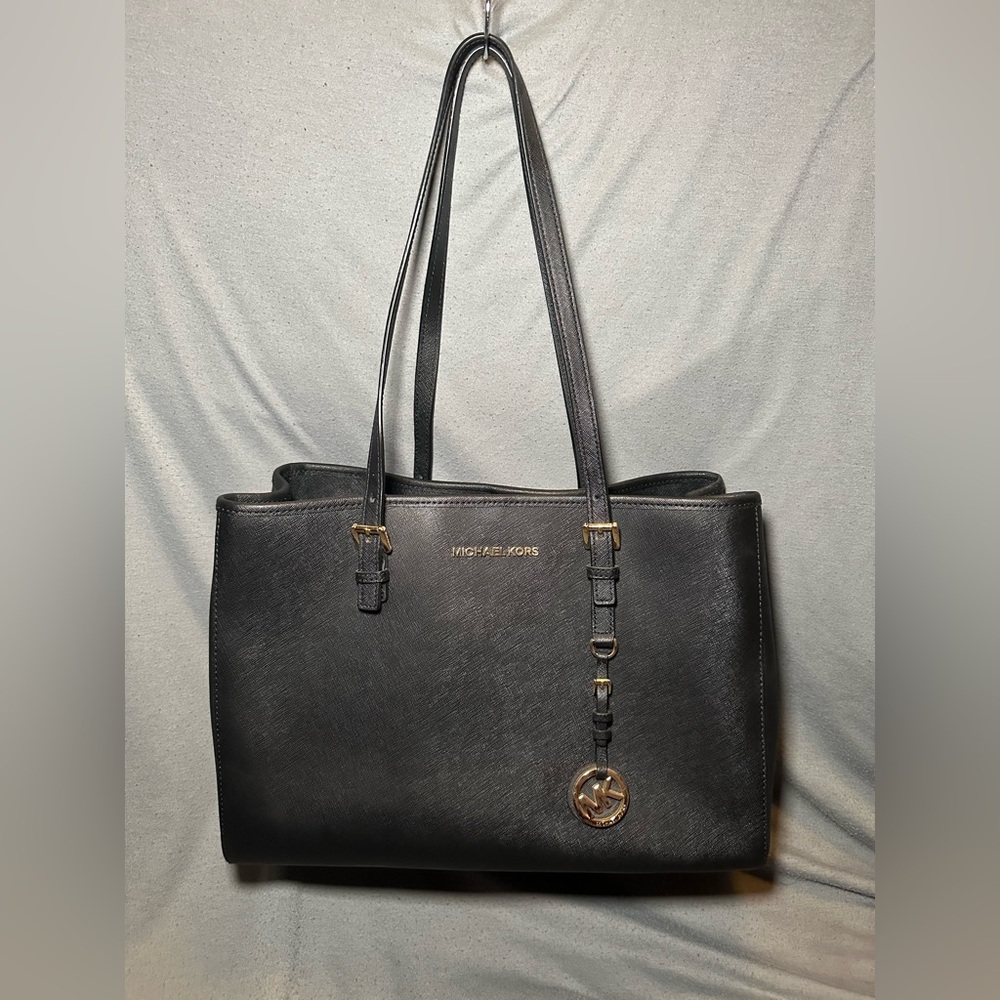 Michael Kors Med Jet Set Tote black